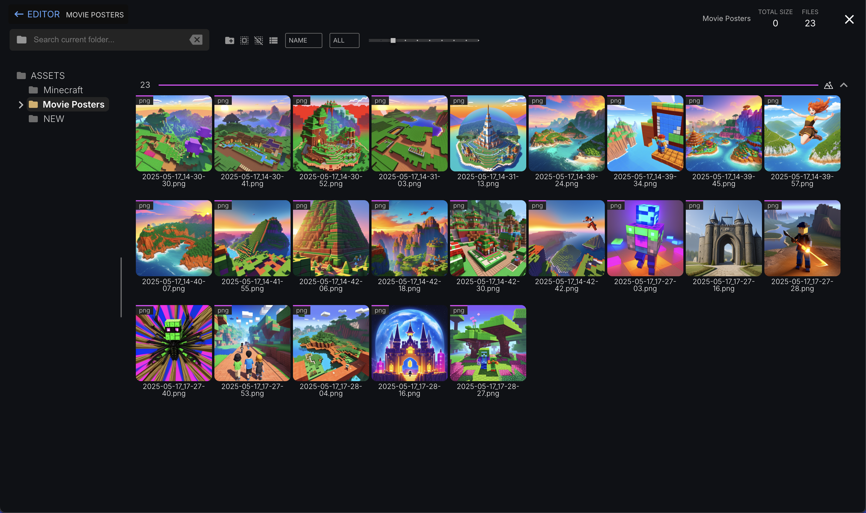 NodeTool Asset Manager interface preview