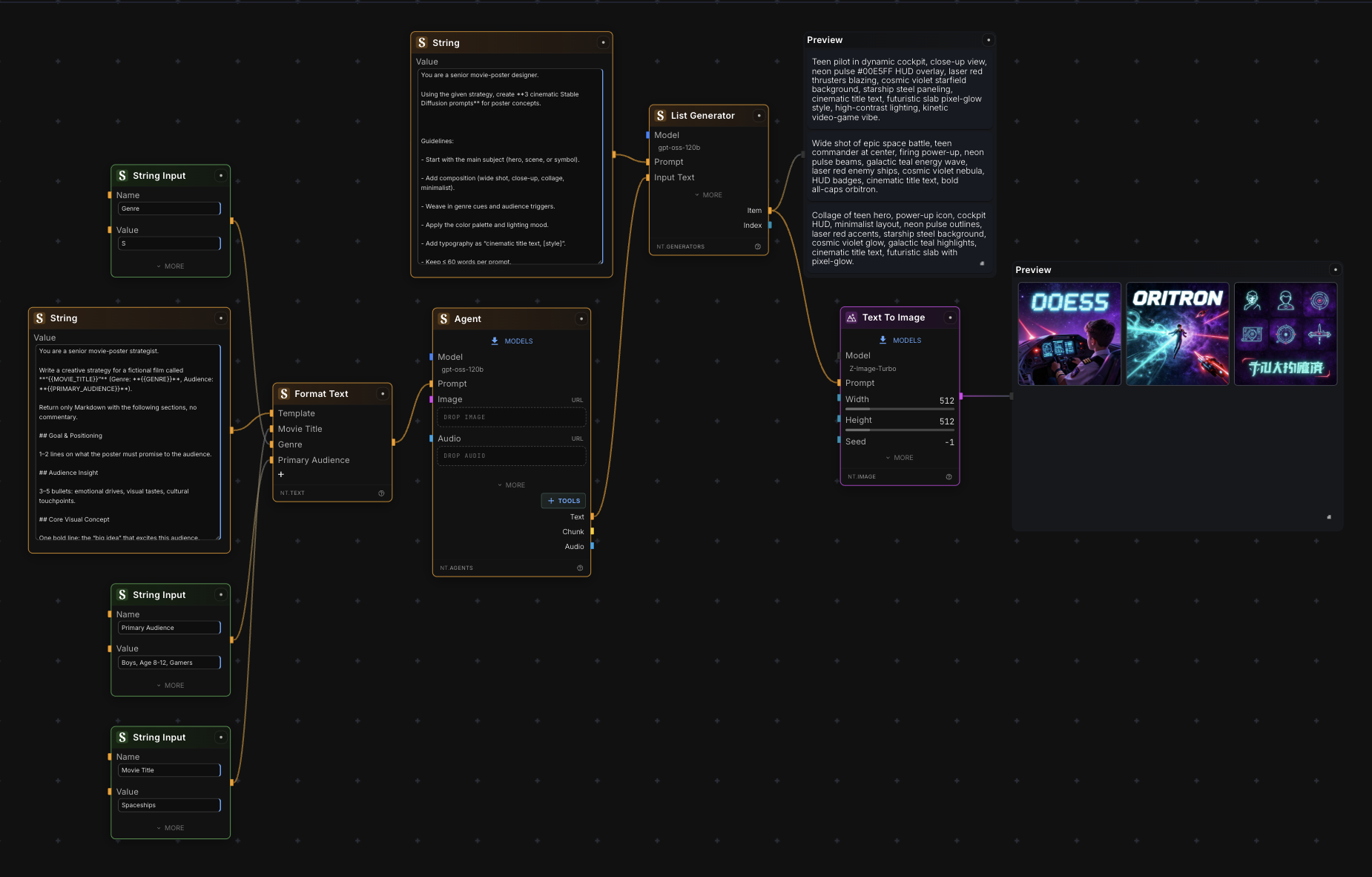 Visual Workflow Canvas