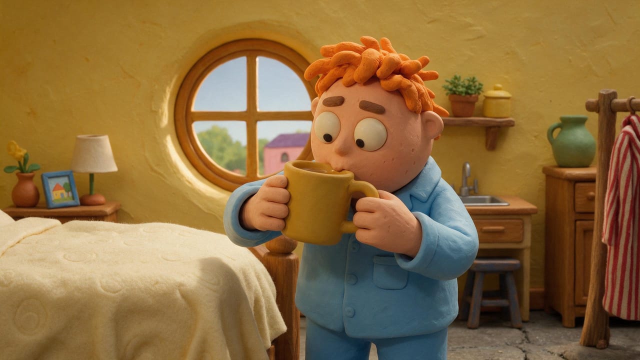 Shot 5, First sip: the storyboard still