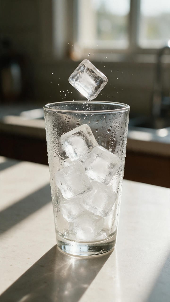 Shot 1, Ice drop: the storyboard still
