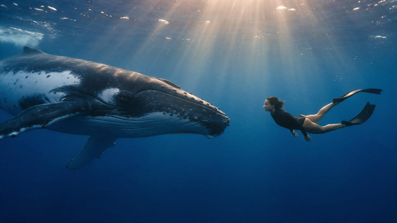Shot 3, Whale passes: the storyboard still