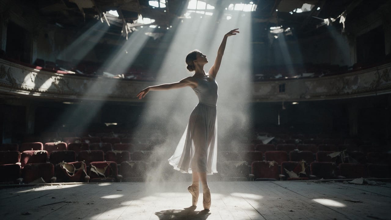 Shot 2, En pointe: the storyboard still