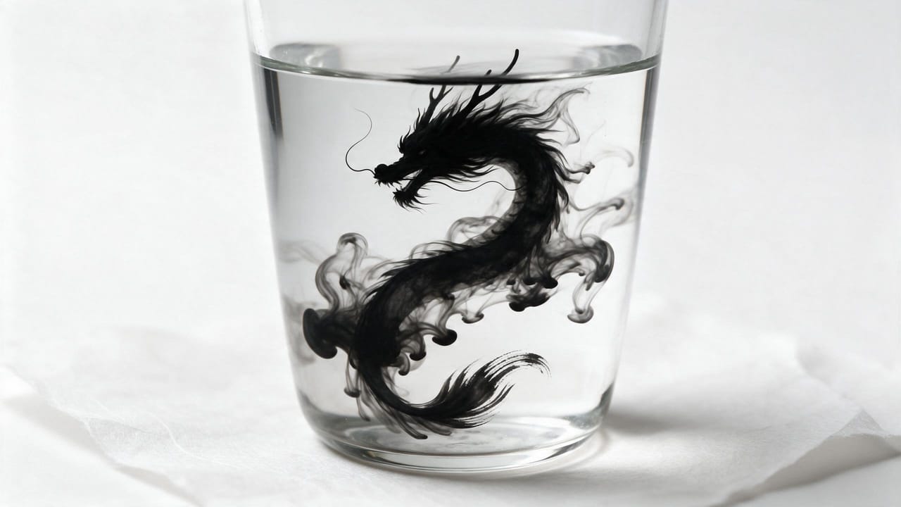 Shot 2, Ink drop: the storyboard still