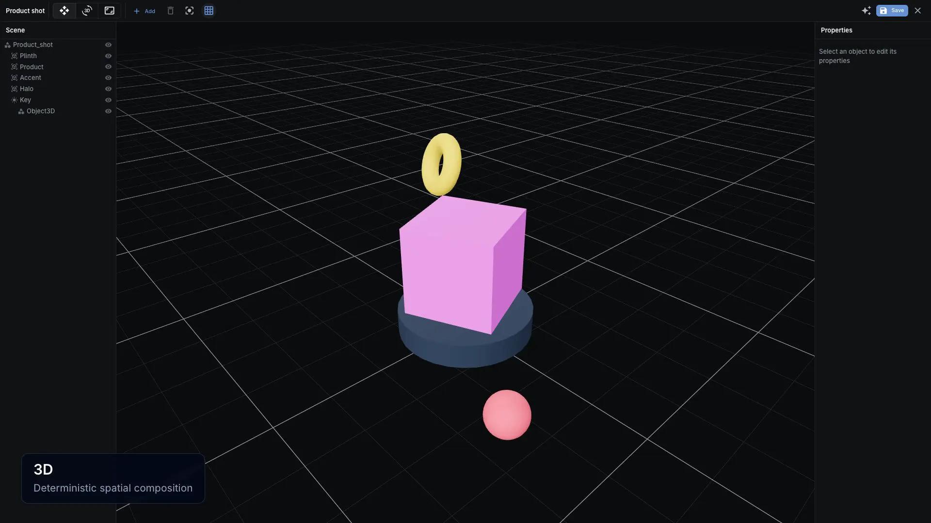 3D editor