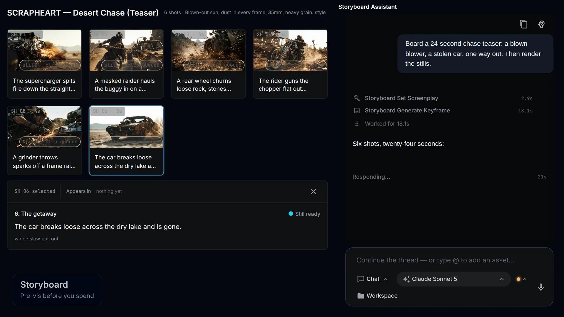 Storyboard editor